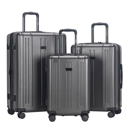 IZOD ISLA 3-Piece Luggage Set – Lightweight ABS Hard Shell Suitcases with 360° Spinner Wheels, Telescopic Handle & Expandable Design (28”/24”/20”)