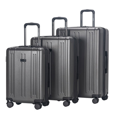 IZOD ISLA 3-Piece Luggage Set – Lightweight ABS Hard Shell Suitcases with 360° Spinner Wheels, Telescopic Handle & Expandable Design (28”/24”/20”)