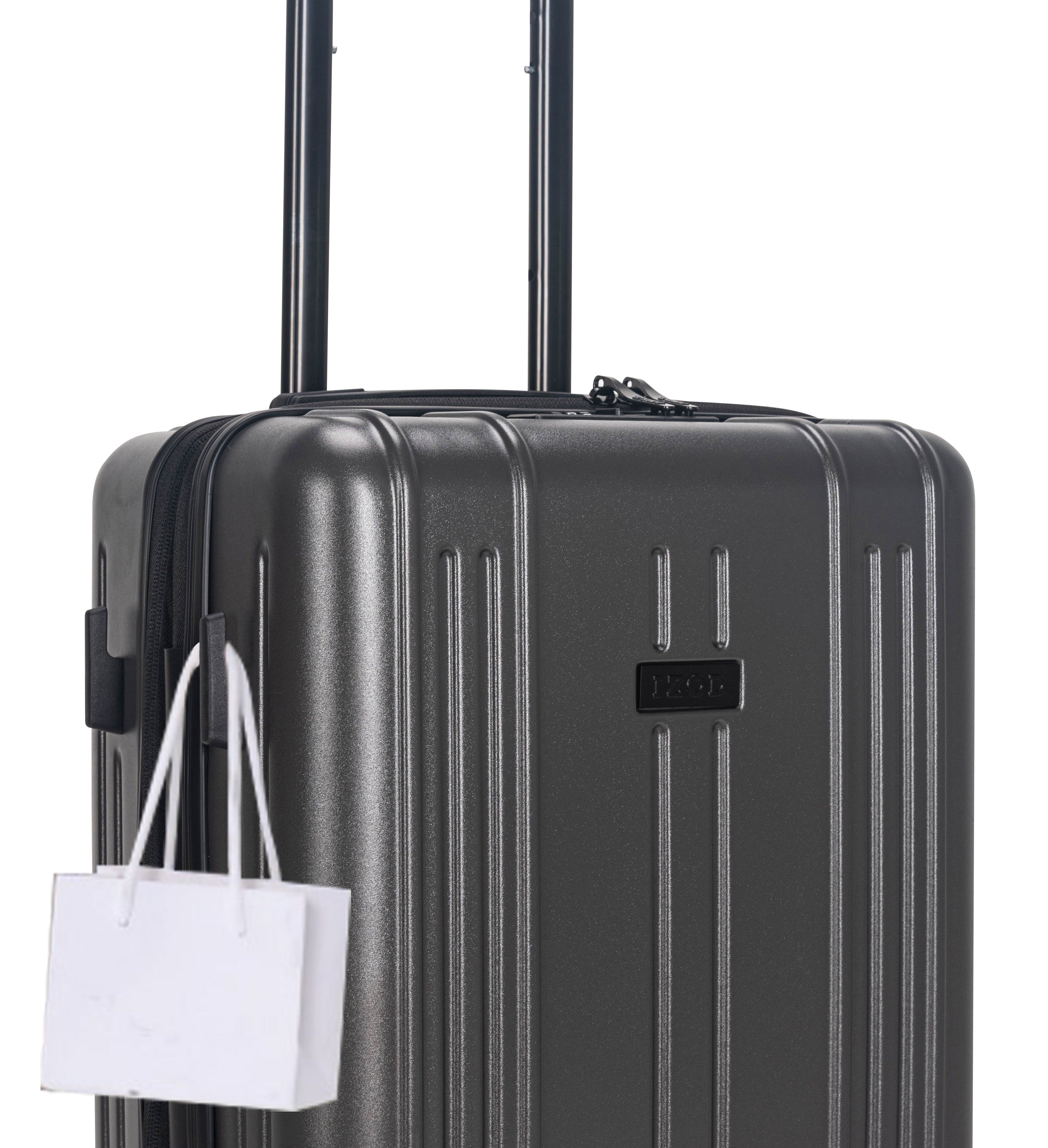 IZOD ISLA 3-Piece Luggage Set – Lightweight ABS Hard Shell Suitcases with 360° Spinner Wheels, Telescopic Handle & Expandable Design (28”/24”/20”)