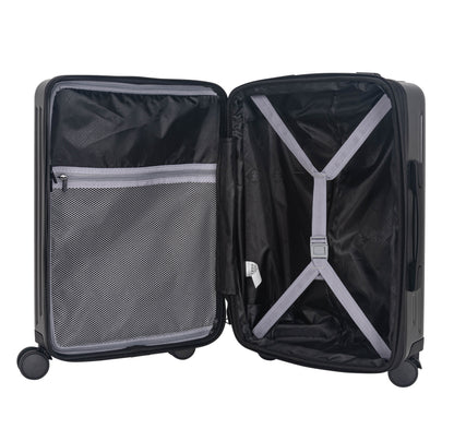 IZOD ISLA 3-Piece Luggage Set – Lightweight ABS Hard Shell Suitcases with 360° Spinner Wheels, Telescopic Handle & Expandable Design (28”/24”/20”)