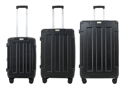 US Army Hawk 3-Piece Luggage Set – Lightweight Expandable ABS Hard Shell Suitcases with Spinner Wheels & Logo Print (28”/24”/20”) – Military Travel Collection