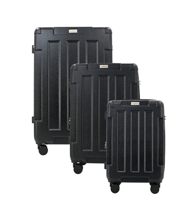 US Army Hawk 3-Piece Luggage Set – Lightweight Expandable ABS Hard Shell Suitcases with Spinner Wheels & Logo Print (28”/24”/20”) – Military Travel Collection
