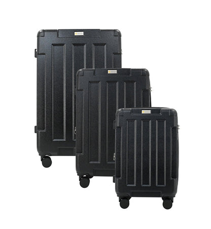US Army Hawk 3-Piece Luggage Set – Lightweight Expandable ABS Hard Shell Suitcases with Spinner Wheels & Logo Print (28”/24”/20”) – Military Travel Collection