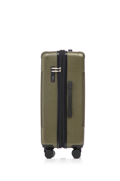 US Army Hawk 3-Piece Luggage Set – Lightweight Expandable ABS Hard Shell Suitcases with Spinner Wheels & Logo Print (28”/24”/20”) – Military Travel Collection