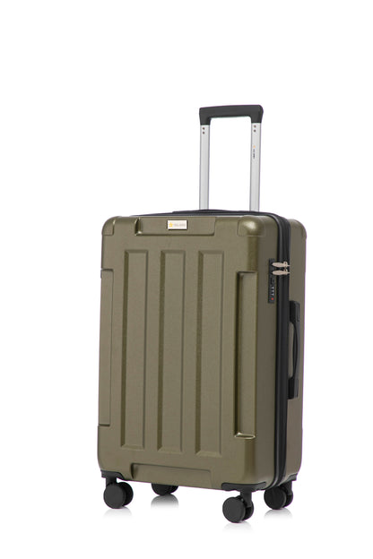 US Army Hawk 3-Piece Luggage Set – Lightweight Expandable ABS Hard Shell Suitcases with Spinner Wheels & Logo Print (28”/24”/20”) – Military Travel Collection