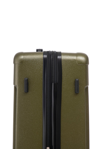 US Army Hawk 3-Piece Luggage Set – Lightweight Expandable ABS Hard Shell Suitcases with Spinner Wheels & Logo Print (28”/24”/20”) – Military Travel Collection