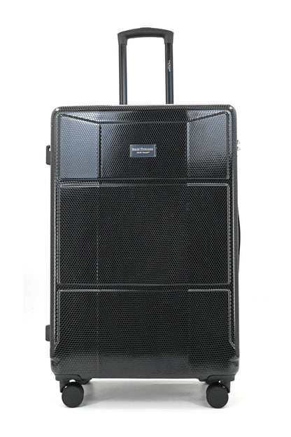 ISAAC MIZRAHI AERO 3-Piece Luggage Set – Lightweight Expandable ABS Hard Shell Suitcases with Spinner Wheels (28”/24”/20”) – Designer Travel Set