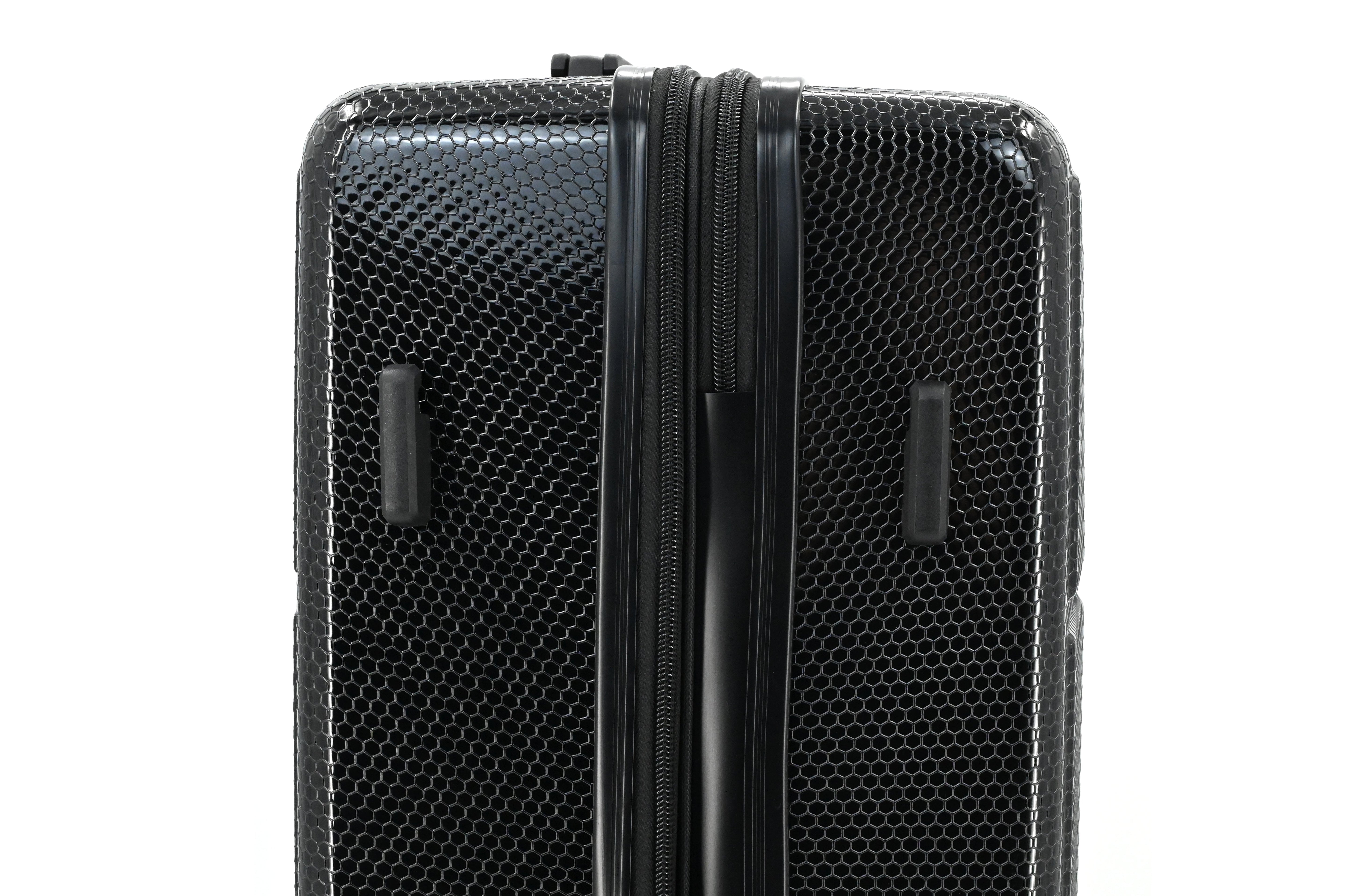 ISAAC MIZRAHI AERO 3-Piece Luggage Set – Lightweight Expandable ABS Hard Shell Suitcases with Spinner Wheels (28”/24”/20”) – Designer Travel Set