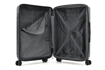ISAAC MIZRAHI AERO 3-Piece Luggage Set – Lightweight Expandable ABS Hard Shell Suitcases with Spinner Wheels (28”/24”/20”) – Designer Travel Set