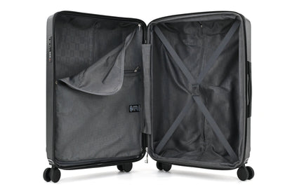 ISAAC MIZRAHI AERO 3-Piece Luggage Set – Lightweight Expandable ABS Hard Shell Suitcases with Spinner Wheels (28”/24”/20”) – Designer Travel Set