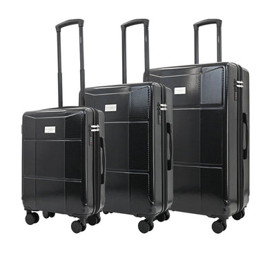 ISAAC MIZRAHI AERO 3-Piece Luggage Set – Lightweight Expandable ABS Hard Shell Suitcases with Spinner Wheels (28”/24”/20”) – Designer Travel Set