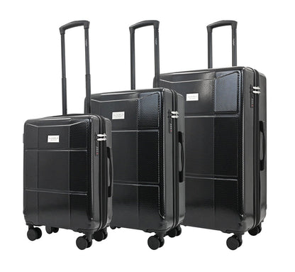 ISAAC MIZRAHI AERO 3-Piece Luggage Set – Lightweight Expandable ABS Hard Shell Suitcases with Spinner Wheels (28”/24”/20”) – Designer Travel Set