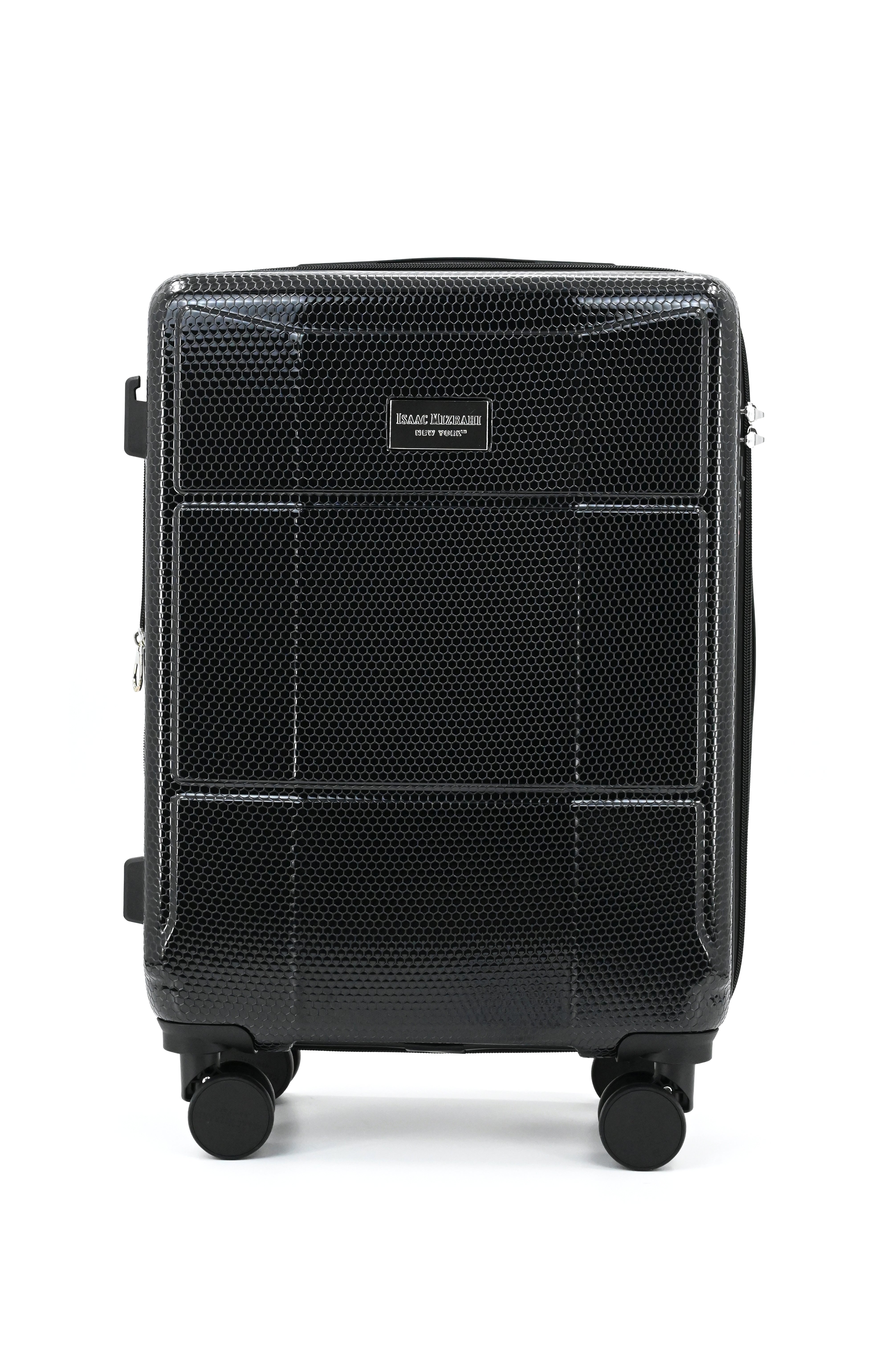 ISAAC MIZRAHI AERO 3-Piece Luggage Set – Lightweight Expandable ABS Hard Shell Suitcases with Spinner Wheels (28”/24”/20”) – Designer Travel Set
