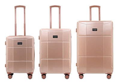 ISAAC MIZRAHI AERO 3-Piece Luggage Set – Lightweight Expandable ABS Hard Shell Suitcases with Spinner Wheels (28”/24”/20”) – Designer Travel Set