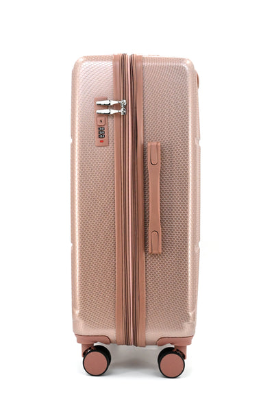 ISAAC MIZRAHI AERO 3-Piece Luggage Set – Lightweight Expandable ABS Hard Shell Suitcases with Spinner Wheels (28”/24”/20”) – Designer Travel Set