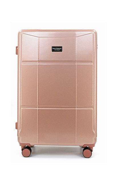 ISAAC MIZRAHI AERO 3-Piece Luggage Set – Lightweight Expandable ABS Hard Shell Suitcases with Spinner Wheels (28”/24”/20”) – Designer Travel Set