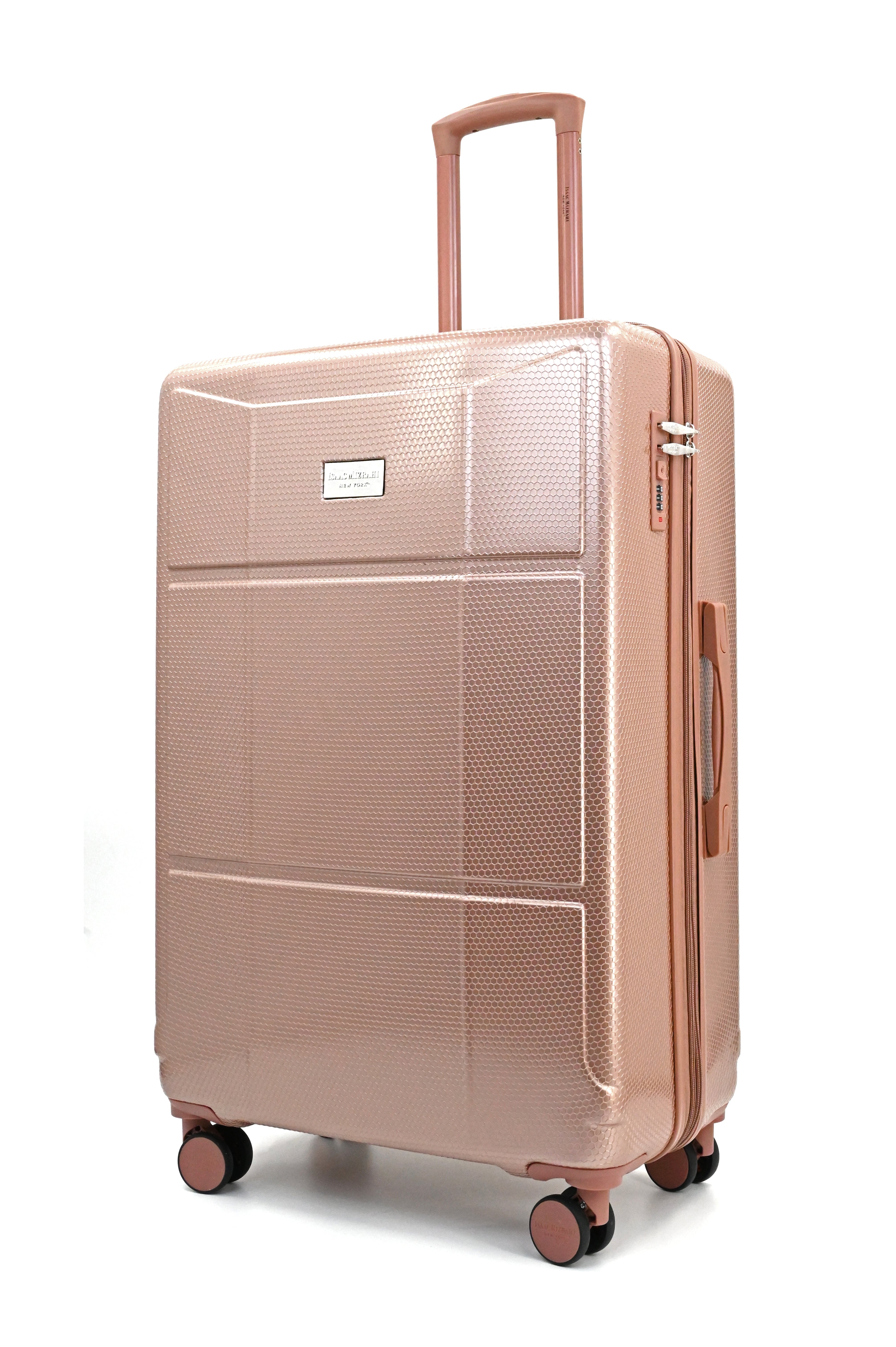 ISAAC MIZRAHI AERO 3-Piece Luggage Set – Lightweight Expandable ABS Hard Shell Suitcases with Spinner Wheels (28”/24”/20”) – Designer Travel Set