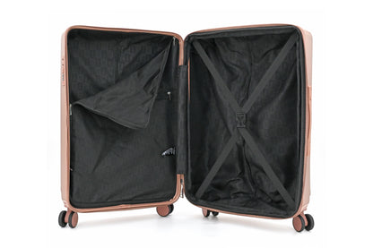 ISAAC MIZRAHI AERO 3-Piece Luggage Set – Lightweight Expandable ABS Hard Shell Suitcases with Spinner Wheels (28”/24”/20”) – Designer Travel Set