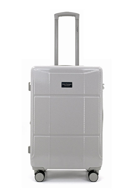 ISAAC MIZRAHI AERO 3-Piece Luggage Set – Lightweight Expandable ABS Hard Shell Suitcases with Spinner Wheels (28”/24”/20”) – Designer Travel Set
