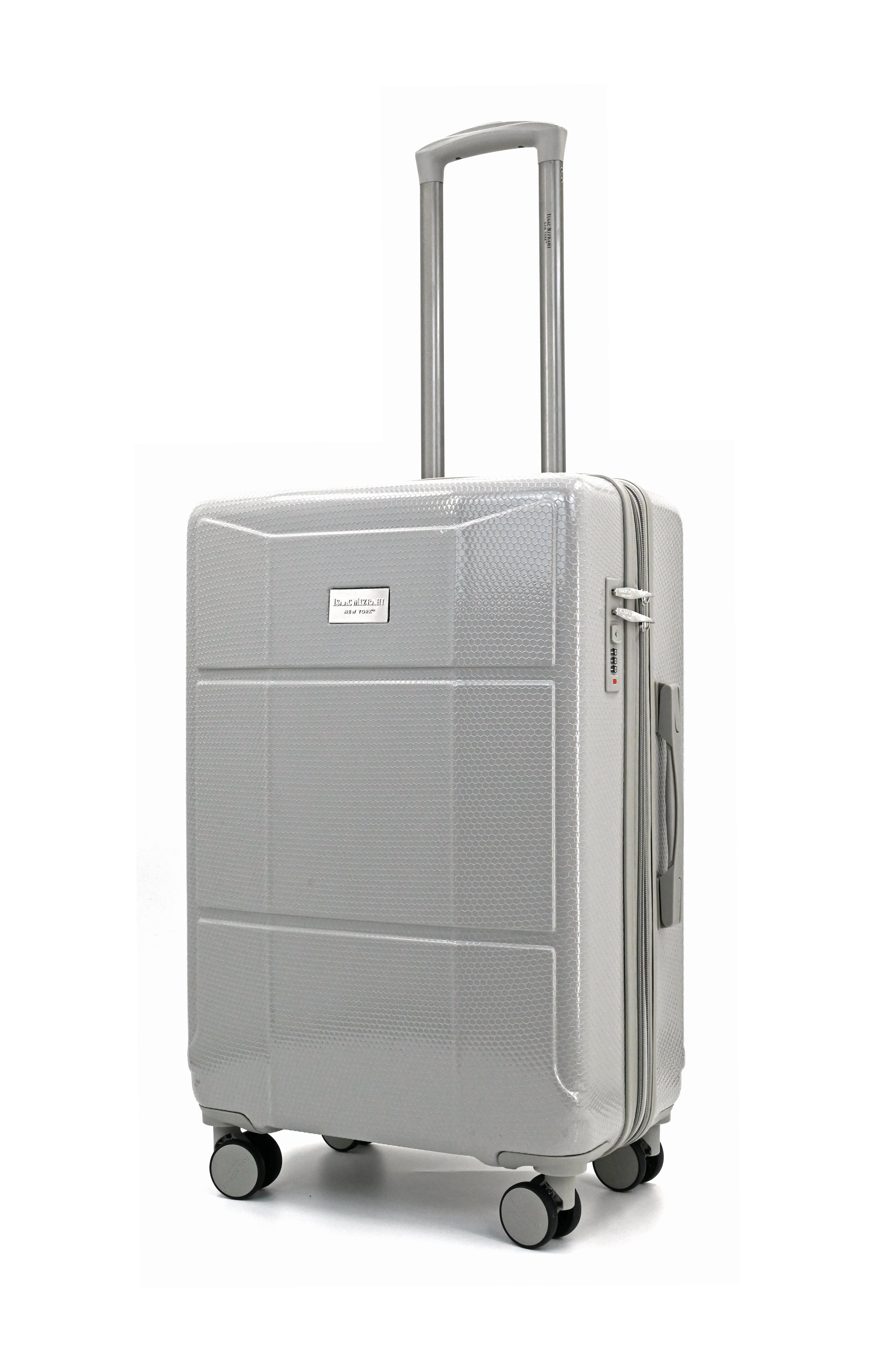 ISAAC MIZRAHI AERO 3-Piece Luggage Set – Lightweight Expandable ABS Hard Shell Suitcases with Spinner Wheels (28”/24”/20”) – Designer Travel Set