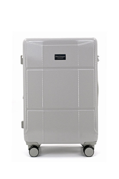 ISAAC MIZRAHI AERO 3-Piece Luggage Set – Lightweight Expandable ABS Hard Shell Suitcases with Spinner Wheels (28”/24”/20”) – Designer Travel Set