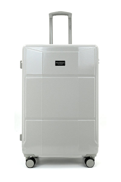 ISAAC MIZRAHI AERO 3-Piece Luggage Set – Lightweight Expandable ABS Hard Shell Suitcases with Spinner Wheels (28”/24”/20”) – Designer Travel Set