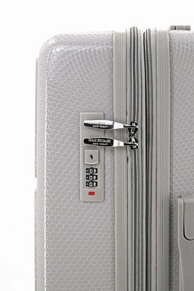 ISAAC MIZRAHI AERO 3-Piece Luggage Set – Lightweight Expandable ABS Hard Shell Suitcases with Spinner Wheels (28”/24”/20”) – Designer Travel Set