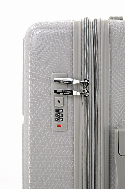 ISAAC MIZRAHI AERO 3-Piece Luggage Set – Lightweight Expandable ABS Hard Shell Suitcases with Spinner Wheels (28”/24”/20”) – Designer Travel Set