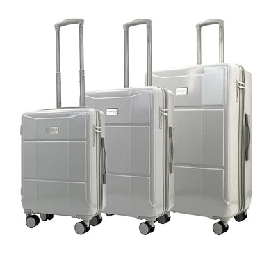 ISAAC MIZRAHI AERO 3-Piece Luggage Set – Lightweight Expandable ABS Hard Shell Suitcases with Spinner Wheels (28”/24”/20”) – Designer Travel Set