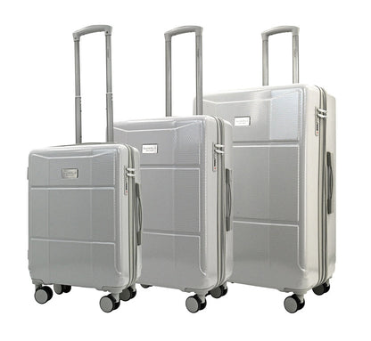 ISAAC MIZRAHI AERO 3-Piece Luggage Set – Lightweight Expandable ABS Hard Shell Suitcases with Spinner Wheels (28”/24”/20”) – Designer Travel Set
