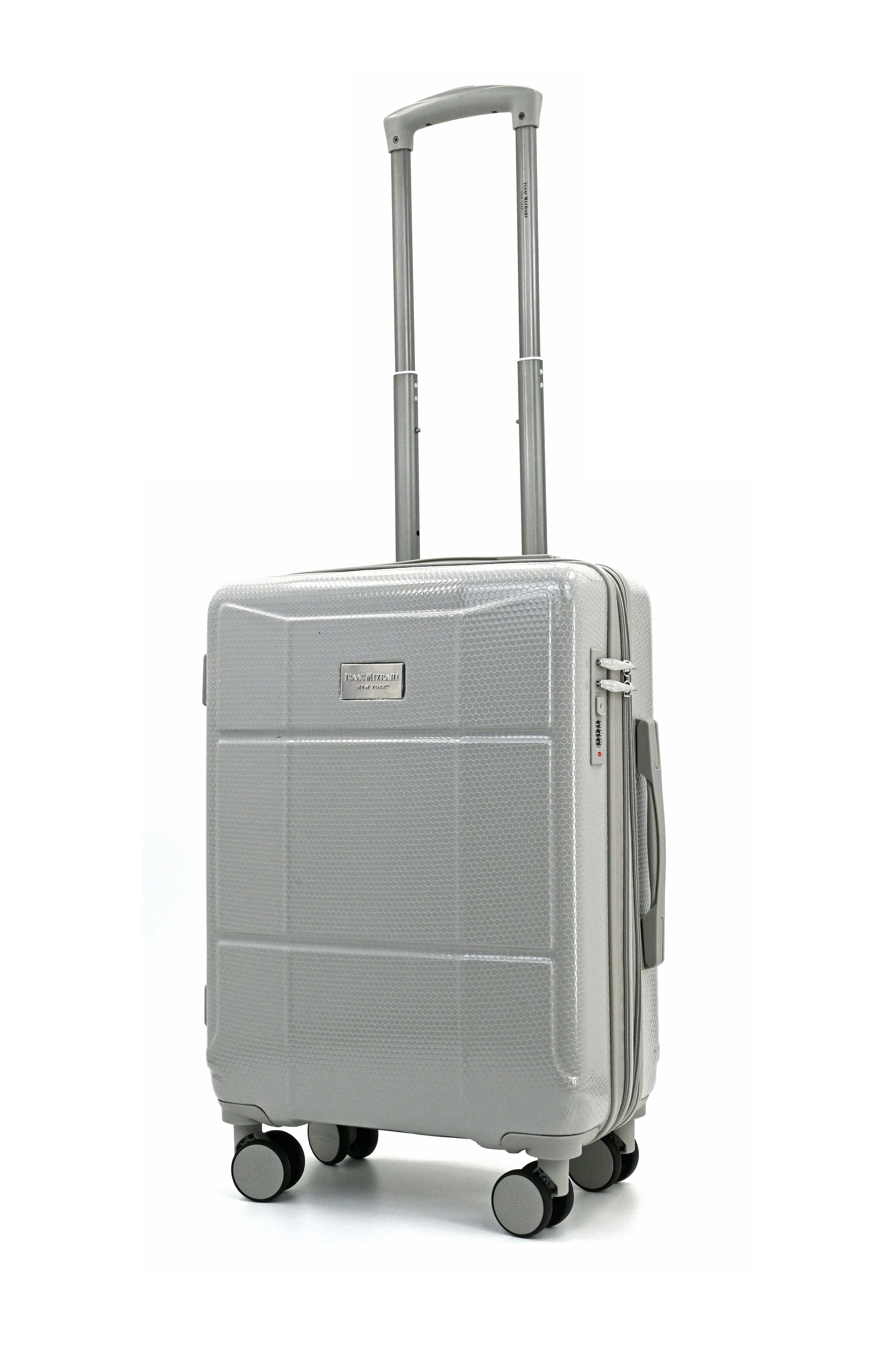 ISAAC MIZRAHI AERO 3-Piece Luggage Set – Lightweight Expandable ABS Hard Shell Suitcases with Spinner Wheels (28”/24”/20”) – Designer Travel Set
