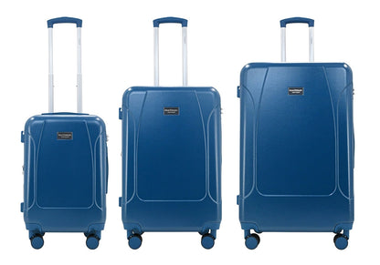 ISAAC MIZRAHI LUNA 3-Piece Luggage Set – Lightweight Expandable ABS Hard Shell Suitcases with Spinner Wheels (28”/24”/20”) – Designer Travel Set