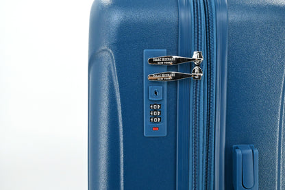 ISAAC MIZRAHI LUNA 3-Piece Luggage Set – Lightweight Expandable ABS Hard Shell Suitcases with Spinner Wheels (28”/24”/20”) – Designer Travel Set
