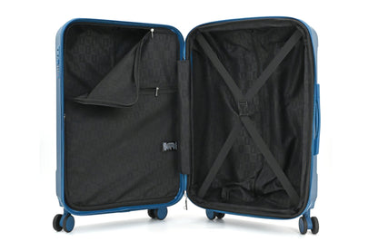 ISAAC MIZRAHI LUNA 3-Piece Luggage Set – Lightweight Expandable ABS Hard Shell Suitcases with Spinner Wheels (28”/24”/20”) – Designer Travel Set