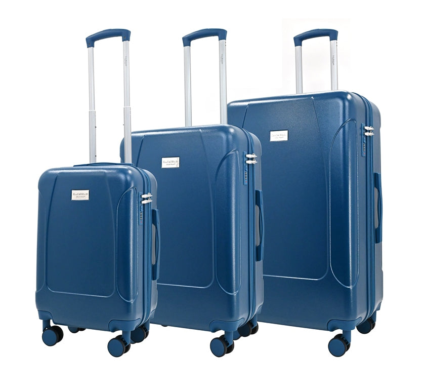 ISAAC MIZRAHI LUNA 3-Piece Luggage Set – Lightweight Expandable ABS Hard Shell Suitcases with Spinner Wheels (28”/24”/20”) – Designer Travel Set