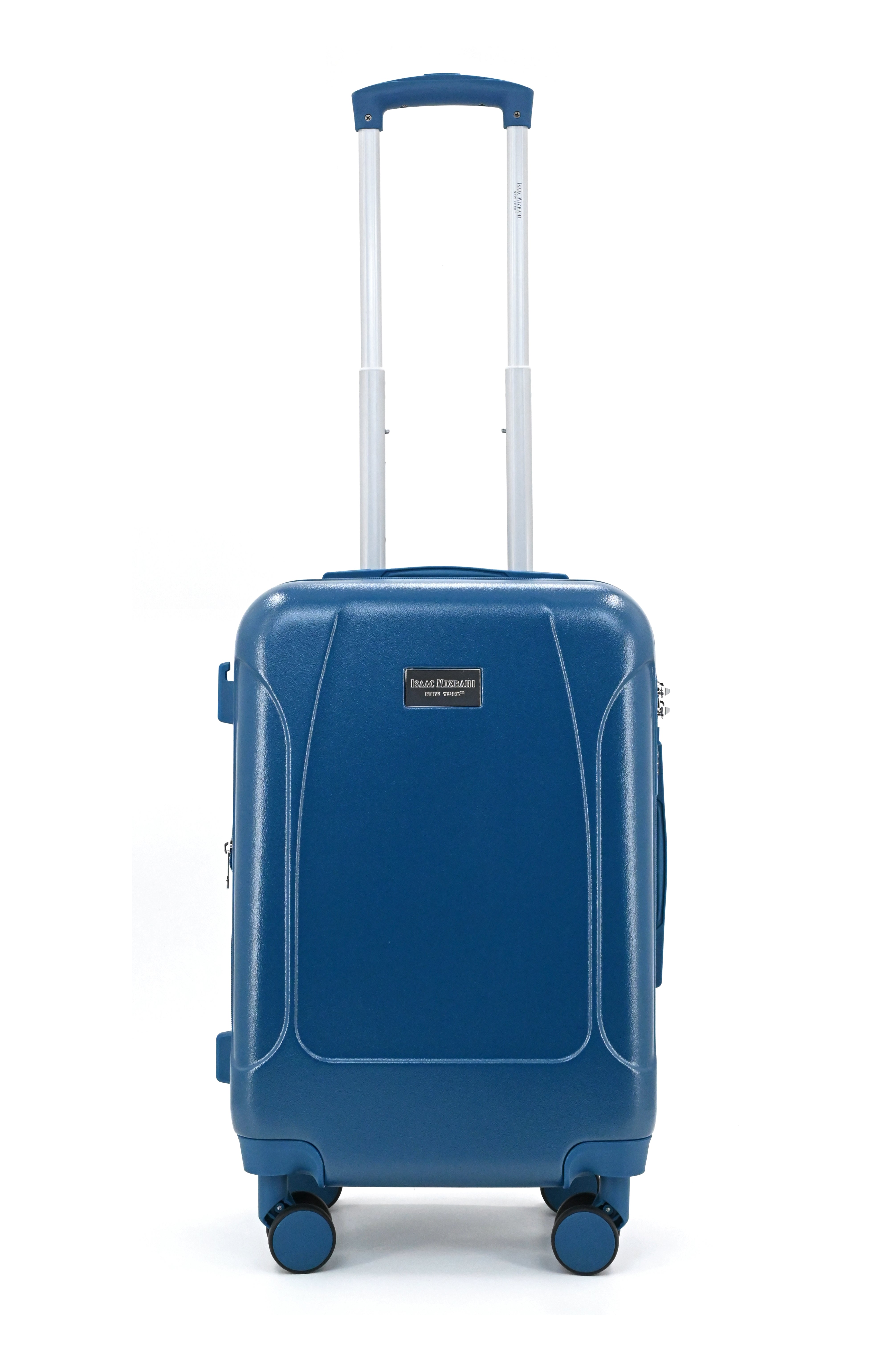ISAAC MIZRAHI LUNA 3-Piece Luggage Set – Lightweight Expandable ABS Hard Shell Suitcases with Spinner Wheels (28”/24”/20”) – Designer Travel Set