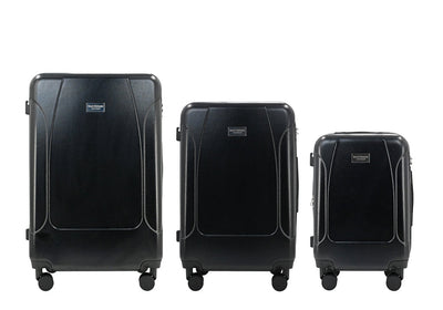 ISAAC MIZRAHI LUNA 3-Piece Luggage Set – Lightweight Expandable ABS Hard Shell Suitcases with Spinner Wheels (28”/24”/20”) – Designer Travel Set