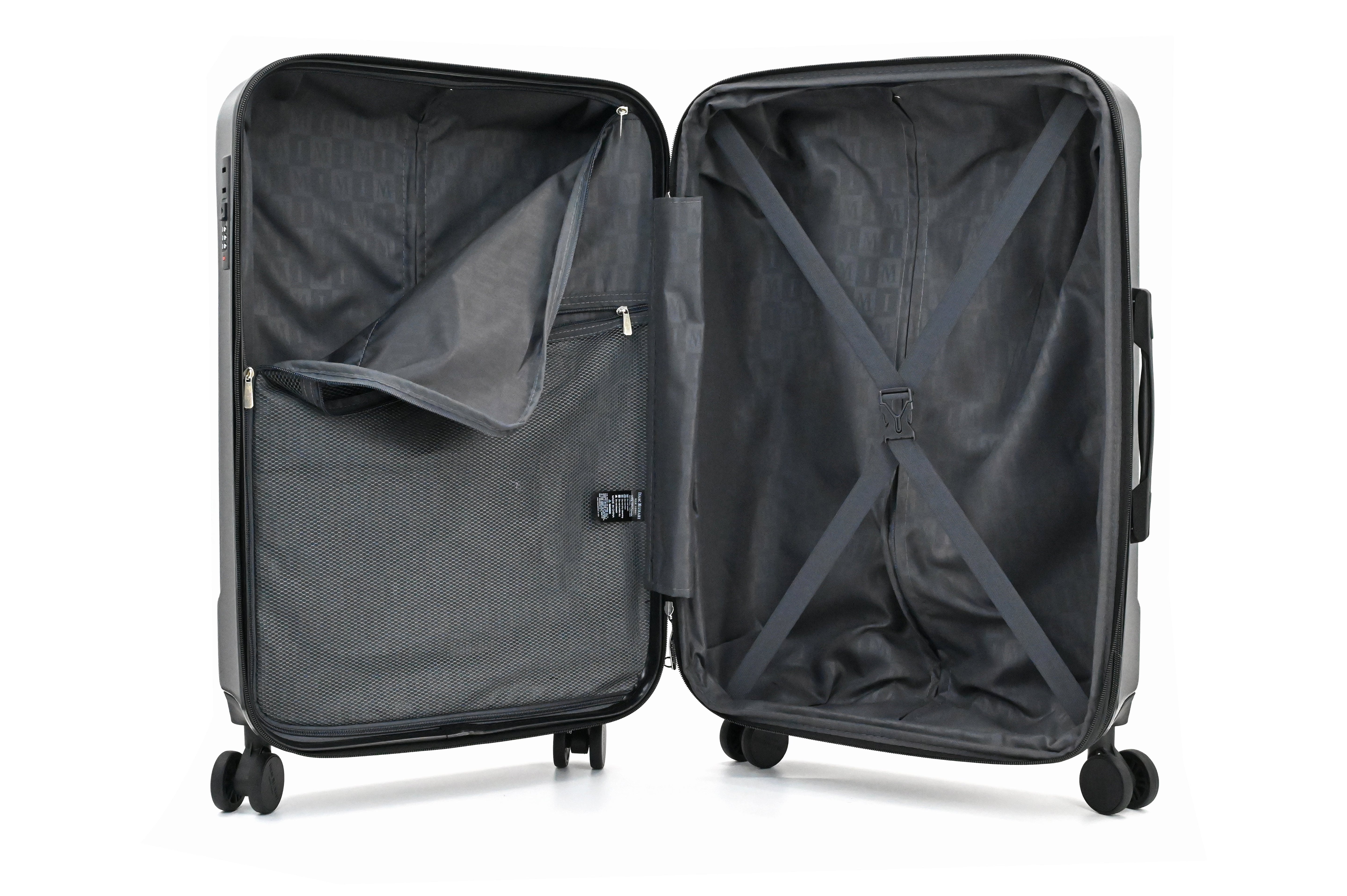ISAAC MIZRAHI LUNA 3-Piece Luggage Set – Lightweight Expandable ABS Hard Shell Suitcases with Spinner Wheels (28”/24”/20”) – Designer Travel Set