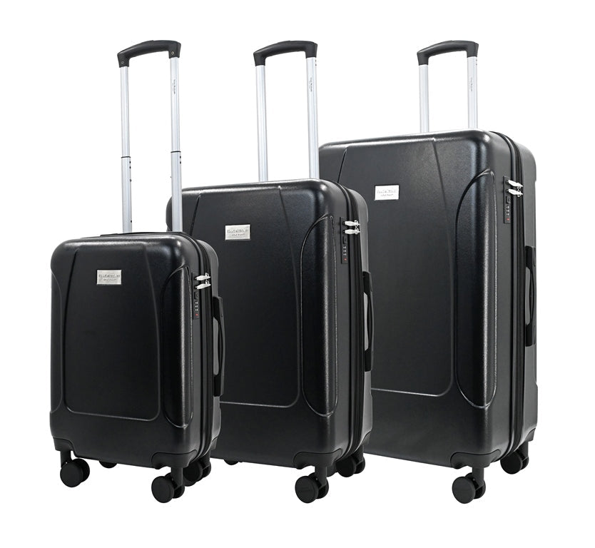 ISAAC MIZRAHI LUNA 3-Piece Luggage Set – Lightweight Expandable ABS Hard Shell Suitcases with Spinner Wheels (28”/24”/20”) – Designer Travel Set