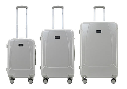 ISAAC MIZRAHI LUNA 3-Piece Luggage Set – Lightweight Expandable ABS Hard Shell Suitcases with Spinner Wheels (28”/24”/20”) – Designer Travel Set