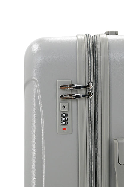 ISAAC MIZRAHI LUNA 3-Piece Luggage Set – Lightweight Expandable ABS Hard Shell Suitcases with Spinner Wheels (28”/24”/20”) – Designer Travel Set