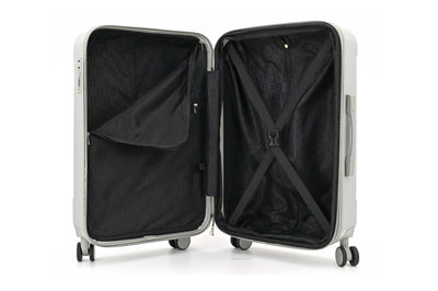 ISAAC MIZRAHI LUNA 3-Piece Luggage Set – Lightweight Expandable ABS Hard Shell Suitcases with Spinner Wheels (28”/24”/20”) – Designer Travel Set