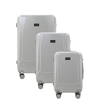 ISAAC MIZRAHI LUNA 3-Piece Luggage Set – Lightweight Expandable ABS Hard Shell Suitcases with Spinner Wheels (28”/24”/20”) – Designer Travel Set