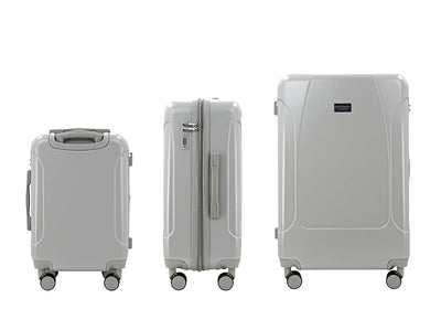 ISAAC MIZRAHI LUNA 3-Piece Luggage Set – Lightweight Expandable ABS Hard Shell Suitcases with Spinner Wheels (28”/24”/20”) – Designer Travel Set