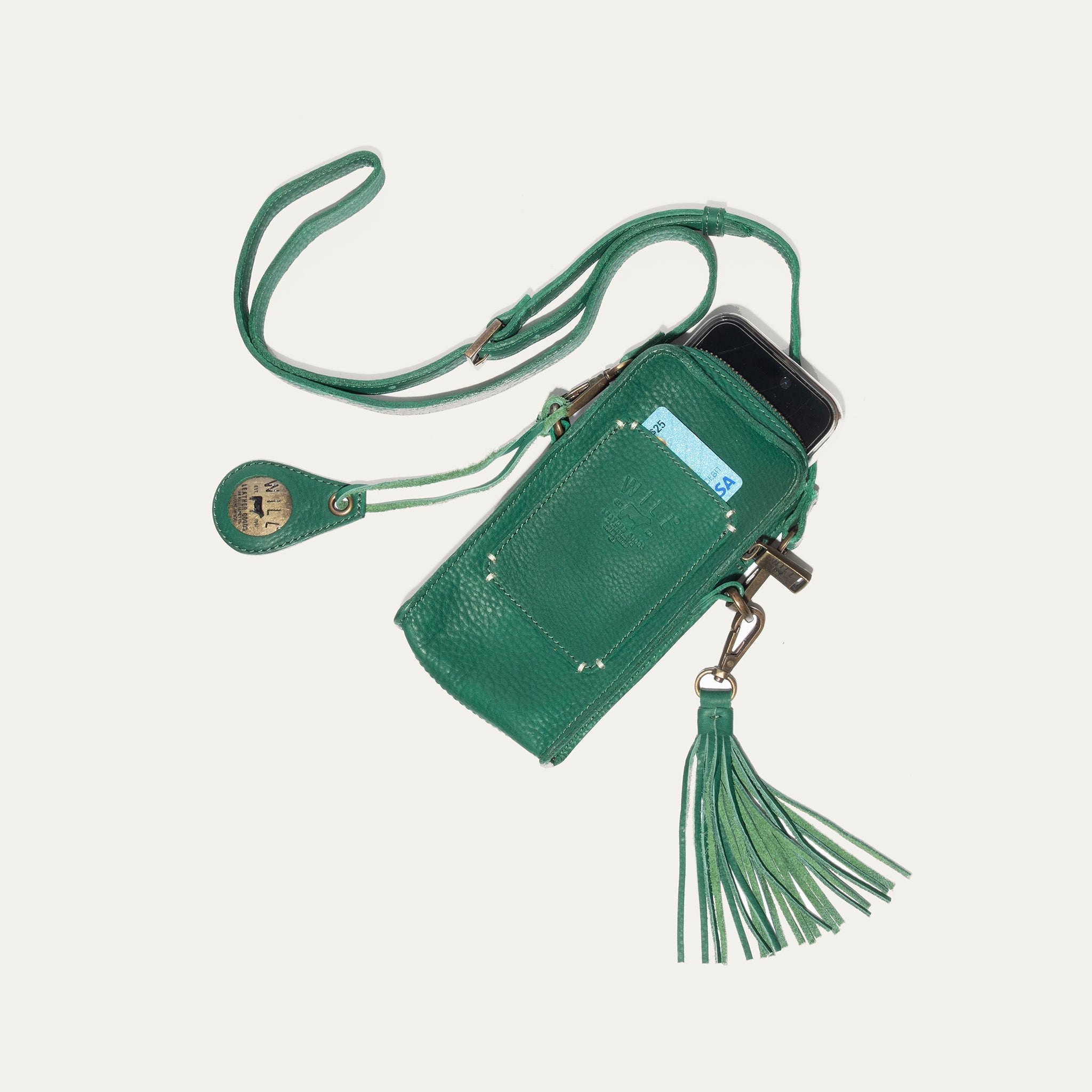 Signature Zip Phone Crossbody