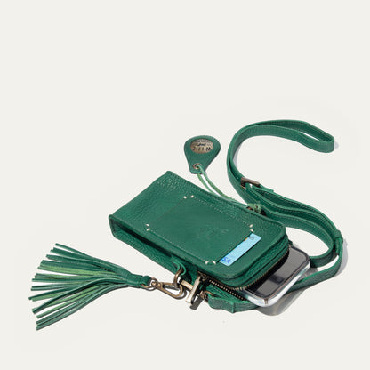 Signature Zip Phone Crossbody