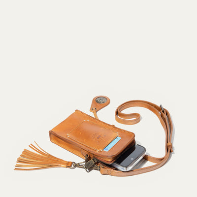 Signature Zip Phone Crossbody