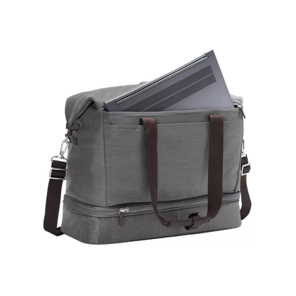 Bolso de fin de semana Platinum Elite con fondo abatible