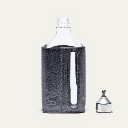 Glass Leather Flask 375Ml