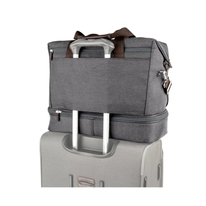 Bolso de fin de semana Platinum Elite con fondo abatible